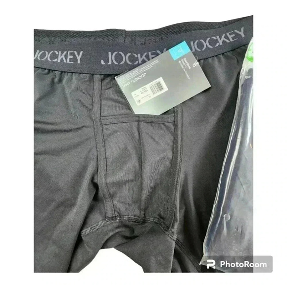 Jockey Sport quad short brief & crew neck t-shirt bundle black NWT Size XL - Picture 2 of 7